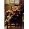 Elena Flerova - Brothers Studying | Jewish Art Oil Painting Gallery