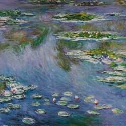 Water Lilies by Claude Monet - oil painting art gallery