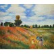 Poppies Blooming, 1873 by Claude Monet - oil painting art gallery