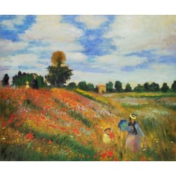 Poppies Blooming, 1873 by Claude Monet - oil painting art gallery