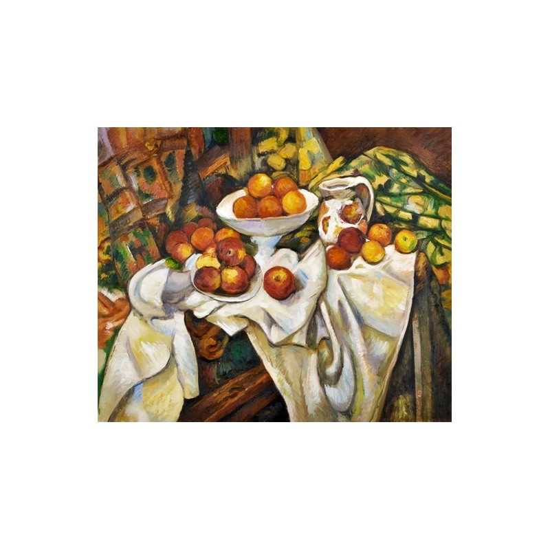 "Apples and Oranges" by Paul Cezanne Oil Painting Reproductions