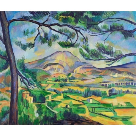 Ile de France Landscape, 1879-1880 by Paul Cezanne -oil painting art gallery