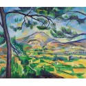 Ile de France Landscape, 1879-1880 by Paul Cezanne -oil painting...
