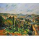 The French Rural Landscape by Paul Cezanne - oil painting art gallery