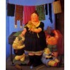 The Widow-By Fernando Botero- Art gallery oil painting reproductions