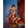 Pedrito, 1975 By Fernando Botero- Art gallery oil painting...