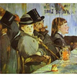  At the Cafe 1878 by Edouard Manet- Art gallery oil painting reproductions