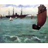 Fishing Boat Coming in Before the Wind by Edouard Manet - Art...