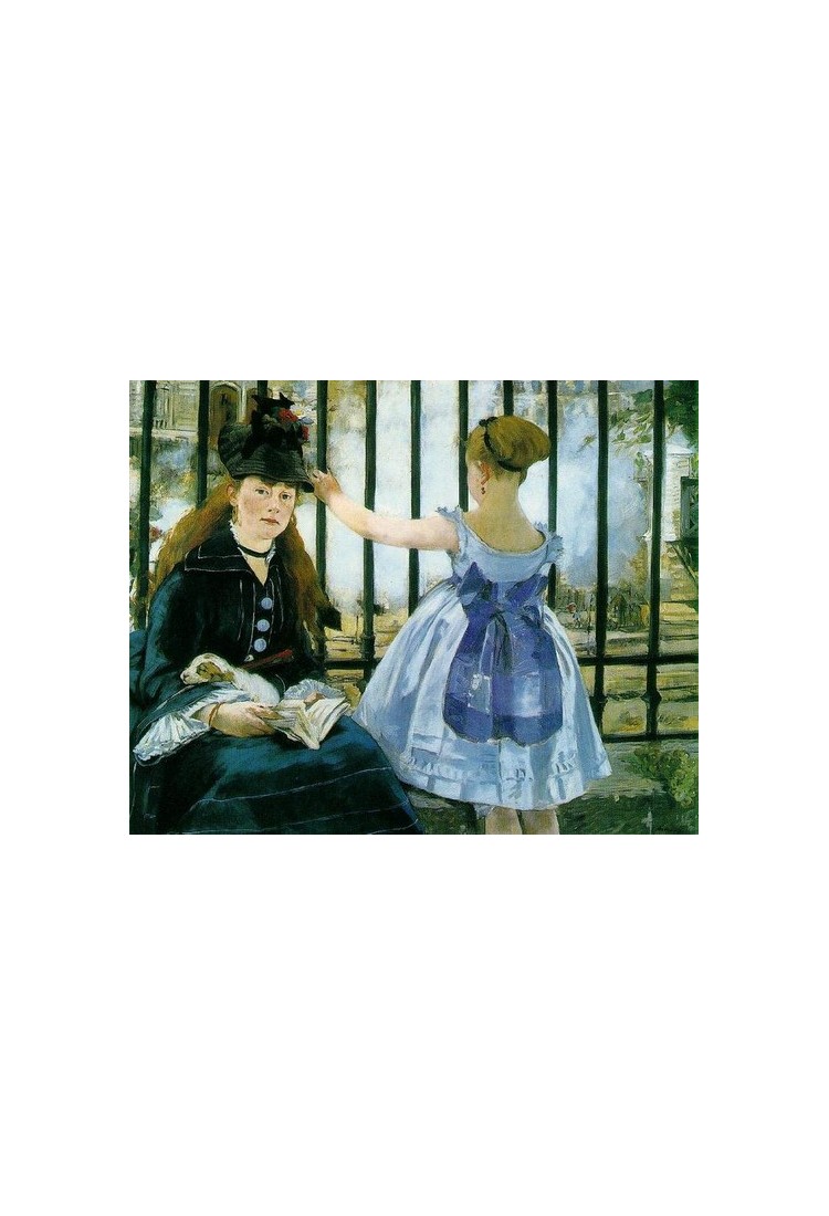 Gare Saint Lazare 1872 by Edouard Art gallery oil