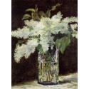 Lilacs in a Vase By Edouard Manet - Art gallery oil painting...