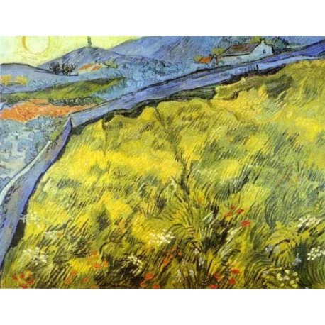 Wheat Field by Vincent Van Gogh - Art gallery oil painting...
