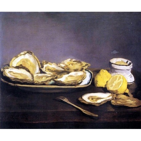 Oysters By Edouard Manet - Art gallery oil painting reproductions