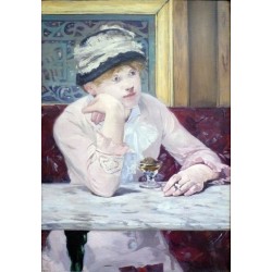 Plum Brandy 1877 By Edouard Manet - Art gallery oil painting...