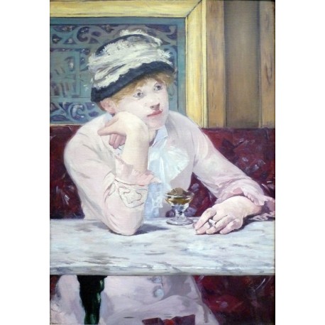 Plum Brandy 1877 By Edouard Manet - Art gallery oil painting...