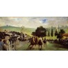 Races at Longchamp 1867 By Edouard Manet - Art gallery oil...