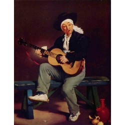 Spanish Singer 1860 By Edouard Manet - Art gallery oil painting...