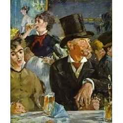 The Cafe Concert 1878 By Edouard Manet - Art gallery oil painting...