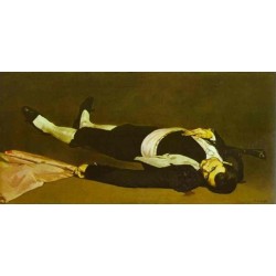 The Dead Toreador 1864 By Edouard Manet - Art gallery oil painting...