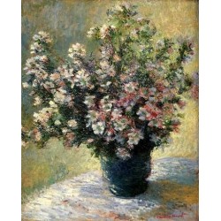 Vase of Flowers by Claude Oscar Monet  - Art gallery oil painting...
