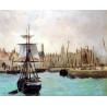 The Port of Calais By Edouard Manet - Art gallery oil painting...