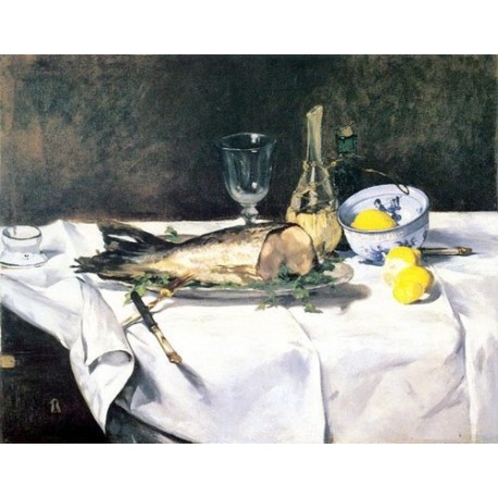 The Salmon By Edouard Manet - Art gallery oil painting reproductions