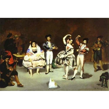 The Spanish Ballet 1862 By Edouard Manet - Art gallery oil painting reproductions