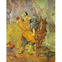 The Good Samaritan by Vincent Van Gogh - Art gallery oil painting...