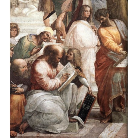 The School of Athens III by Raphael Sanzio-Art gallery oil painting reproductions