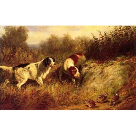 A Close Point by Arthur F. Tait - Hand-Painted Reproduction