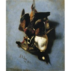 American Wood Duck and Golden Eye – Hand-Painted Reproduction