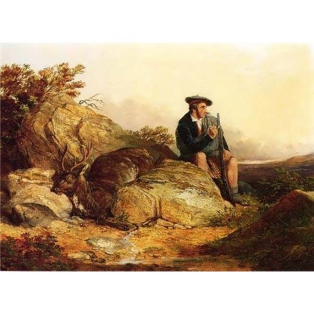 Reality  By Arthur Fitzwilliam Tait - Art gallery oil painting...