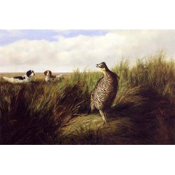 The Challenge By Arthur Fitzwilliam Tait - Art gallery oil...