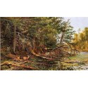 The Outlet of St. Regis Lake By Arthur Fitzwilliam Tait - Art...