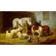 Barnyard By Arthur Fitzwilliam Tait - Art gallery oil painting reproductions