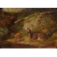 Doe and Two Fawns By Arthur Fitzwilliam Tait - Art gallery oil painting reproductions