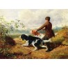 Going Out  By Arthur Fitzwilliam Tait - Art gallery oil painting...
