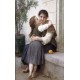 A Little Coaxing 1890 by William Adolphe Bouguereau - Art gallery oil painting reproductions