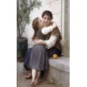 A Little Coaxing 1890 by William Adolphe Bouguereau - Art gallery...