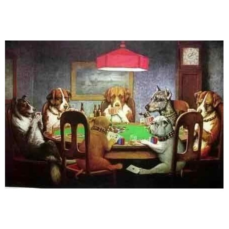 Dog Oil Painting 9 - Art Gallery Oil Painting Reproductions