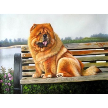 Dog Oil Painting 11 - Art Gallery  Oil Painting Reproductions