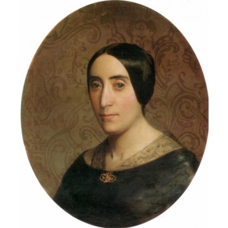 A Portrait of Amelina Dufaud by  William Adolphe Bouguereau - Art...