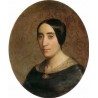 A Portrait of Amelina Dufaud by  William Adolphe Bouguereau - Art...