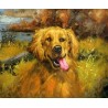 Dog Oil Painting 14 - Art Gallery  Oil Painting Reproductions