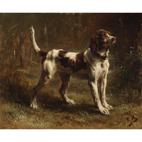 Dog Oil Painting 21 - Art Gallery Oil Painting Reproductions