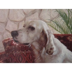 Dog Oil Painting 36 - Art Gallery Oil Painting Reproductions