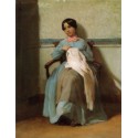 A Portrait of Leonie Bouguereau 1850 by William Adolphe Bouguereau...