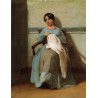 A Portrait of Leonie Bouguereau 1850 by William Adolphe Bouguereau...