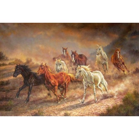 Horses Oil Painting 13 - Art gallery Oil Painting Reproductions