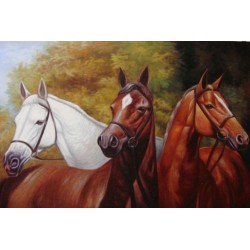 Horses Oil Painting 15 - Art gallery Oil Painting Reproductions