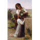 At the Fountain 1897 by William Adolphe Bouguereau - Art gallery oil painting reproductions